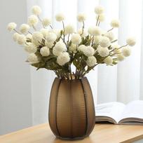 3 Ping Pong Chrysanthemum Simulation Dandelion Small Thorn Ball Wedding Home Decoration Fake Flower Photography Props