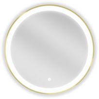 Vonios veidrodis Mexen Esso Gold su LED apšvietimu ir apsauga nuo rasojimo, 60 cm
