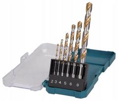Makita Hss-g metalo grąžtų rinkinys, 6 vnt. (2-8mm)