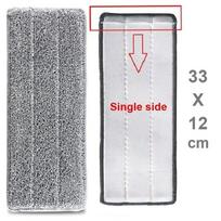 Mop Replace Head Microfiber Replacement Head Floor Cleaning Cloth Pads Flat Squeeze Hand Free Wringing Tools for Home, Kitchen 1PCS