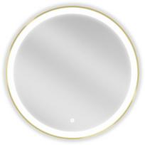 Vonios veidrodis Mexen Esso Gold su LED apšvietimu ir apsauga nuo rasojimo, 70 cm