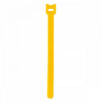 Daugiafunkciniai Velcro tvirtinimo dirželiai Bradas TC, 12 x 200 mm, 10 vnt, yellow