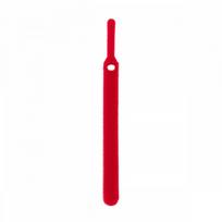 Daugiafunkciniai Velcro tvirtinimo dirželiai Bradas TL, 12 x 150 mm, 10 vnt, red
