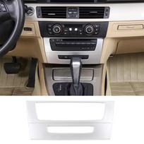 BMW 3 serijos E90 E91 E92 E93 2005-2012 Automobilio Centrinės Konsolės Oro Kondicionavimo Garsumo Rankenėlė CD Skydelio Dangtelio Apdailos Lipdukai