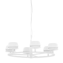 Pakabinamas šviestuvas Miranda AD16004-6A WH, baltos spalvos, LED, 37.2W