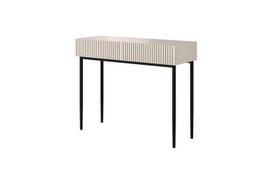 Modernus baltas MDF rašomasis stalas su stalčiais