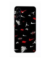 Dėklas - NIKE JORDAN - Samsung Galaxy A26 - Silikoninis - Lankstus - Juodas juoda
