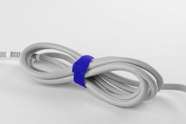 Daugiafunkciniai Velcro tvirtinimo dirželiai Bradas TR, 12 x 200 mm, 10 vnt, blue
