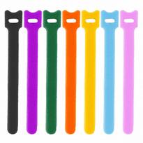 Daugiafunkciniai Velcro tvirtinimo dirželiai Bradas TC, 12 x 200 mm, 20 vnt, multicolour
