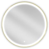 Vonios veidrodis Mexen Esso Gold su LED apšvietimu ir apsauga nuo rasojimo, 80 cm