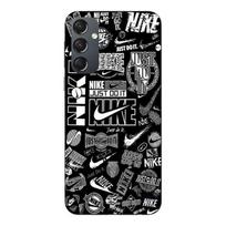 Dėklas Samsung Galaxy S25 FE Nike oro logotipas Grafiti Juoda ir balta Maniacase juoda