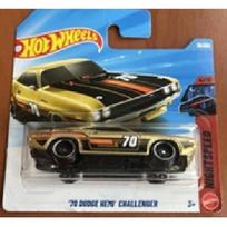 Hot Wheels Mainline 2026 Case C Modeliukas 70 Dodge Hemi Challenger Gold No.70 Short Card (yra Sandėlyje)