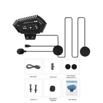 Motociklo Intercom Šalmo Ausinės Stereo Bluetooth 5.4 Ausinės Belaidės Laisvų Rankų Įrangos Mikrofonas Ausinės Muzikos Grotuvas Motociklininko Šalmo Aksesuarai CHINA žavinga rožinė spalva
