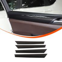 Skirta BMW X3 F25 X4 F26 2011-2017 Automobilio Interjero Durų Skydelių Apdailos Juostelės Dekoratyviniai Lipdukai Aksesuarai ABS Anglies Pluošto Raštas