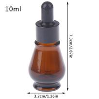 10/20/30 ml tušti rudi stikliniai buteliai su pipete eteriniam aliejui 10ml