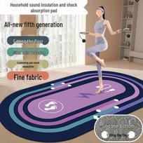 Shock Absorption Yoga & Jump Rope Mat - Thick, Wide, Non-Slip, Soundproof for Home Fitness 40x60 cm