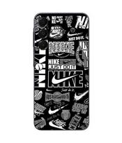 Dėklas - Nike - Samsung Galaxy A16 - Silikoninis - Juodas ir baltas - Lankstus juoda