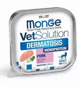 Monge VetSolution Cat Wet Dermatosis konservai katėms, 6x100 g