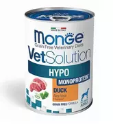 Monge VetSolution Dog Wet Hypo Mono Duck konservai šunims, 6x400 g