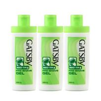 Gatsby [elektriniams skustuvams] Nemokamas skutimosi gelis 140ml 3 FREE green