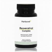 Maisto papildas Resveratrol Complex Herbavel N60
