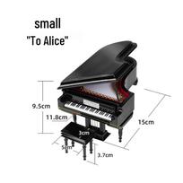Handcrafted Wooden Grand Piano Music Box - Unique Birthday Gift for Men & Women
