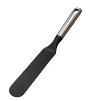 Blynelių mentelė - SIROCO - 30 cm - maistinio silikono - nerūdijančio plieno - ergonomiška juoda