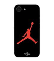Maniacase Case For Iphone 16E Jordan logo 23 nike basketball red color juoda