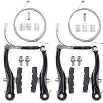 2sets Aluminum Alloy Mountain Bike V Brake Caliper Front and Rear 105cm Linear Pull V Brakes Bicycle Brake Calipers