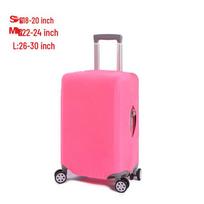 Elastingas gėlėtas kelioninio lagamino užvalkalas - Vienspalvis apsauginis nuo dulkių dangalas S 18-20 inch kava