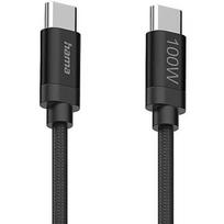 Hama Fabric Charging USB-C Cable, 100W, 1.5m 00201740