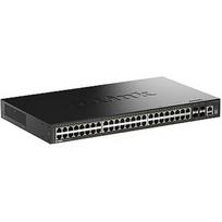 D-Link DGS-1530-52P Smart Managed Switch 48x Gigabit Ethernet (PoE+, max. 370 W), 4x 10G SFP+, 1x USB 2.0, 1x Konsolen-Port DGS-1530-52P/E
