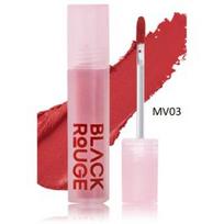 Black Rouge Muddish Cushion Velvet Lip Tint skysti matiniai lūpų dažai - MV03 Apple Ade