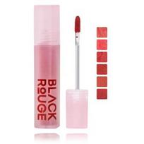 Black Rouge Muddish Cushion Velvet Lip Tint skysti matiniai lūpų dažai - MV02 Strawberry Mochi