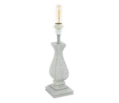 Eglo 33051 - Lempos stovas 1xE27/60W/230V pilkas
