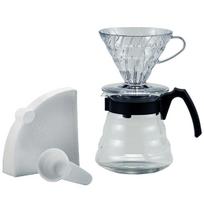 Komplektas Hario V60-02, juodas 600 ml