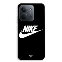 Case For Xiaomi Redmi 15C 5g White Nike logo Black front Maniacase juoda