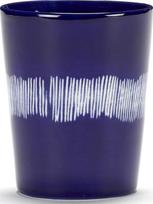 Serax Arbatos puodeliai Feast, 330 ml, mėlynai balti, 4 vnt.