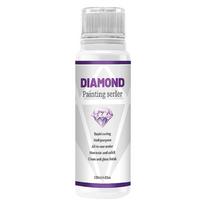 Deimantinės tapybos sandariklis Dėlionės klijai 120ML Deimantinės tapybos klijai 5D Deimantinės dailės sandariklis Nuolatinis fiksavimas Blizgantis efektas Pasidaryk pats konservantas
