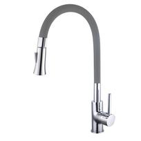 Plautuvės maišytuvas FLEX, su dušeliu, pilkos spl., 170525