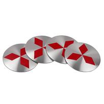 4 vnt. 56/60 MM Automobilio ratų centriniai dangteliai Ženklelis Padangų ratlankio dangtelis Mitsubishi Ralliart ASX Lancer Pajero Outlander Colt Galant L200
