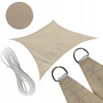 Uždanga/burė nuo saulės, 4x3 m, taupe spalvos
