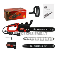 Elektrinis grandininis pjūklas 16" 2200W Meister, MS-356