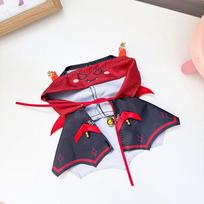 Suitable for Labubu handmade clothes, children's clothes, Halloween small devil cloaks, handmade clothing decorations