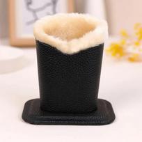 Plush Lined Eyeglass Holder Stand - Protective Desk or Nightstand Organizer Case for Secure Glasses & Sunglasses Storage juoda