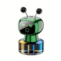Robot Design Rechargeable Car Aroma Diffuser AI Emotional Eyes 4 Adjustable Modes Smart Car Air Freshener Gardenia Refill juoda