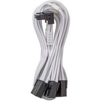 CableMod Pro ModMesh 12VHPWR Cable Extension Variant A, 3x PCIe 8 to 12V-2×6, Angled, White CM-PCAB-16P3-RAN45KW-5PW-R-SS