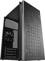 "Mars Gaming MC-1000" kompaktiškas "microATX" korpusas, metalinio tinklelio priekinis dizainas, pilnas šoninis langas, 1 x itin tylus, 80 mm FDB ventiliatorius, juodas