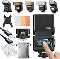 Godox iT32 TTL mini fotoaparato blykstė su X5-N belaidžiu paleidikliu Nikon, 2.4G HSS 1/8000s TTL belaidis blykstės įrenginys, suderinamas su Nikon Z5II Z6III Z8 Z50II Z30 D850 Z5 Z50 ZFC Z6II Z9 Z7 D5600 D750