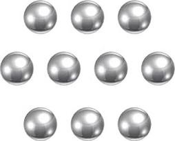 tiekimo žemėlapis 10 metalinių rutulinių guolių pakuotė 9,5 mm 201 nerūdijantis plienas G200 Precision